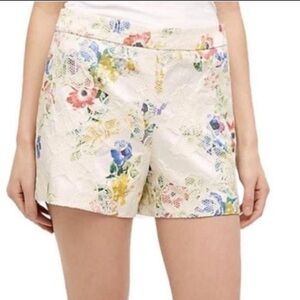 Anthropology Elevenses floral shorts size 2